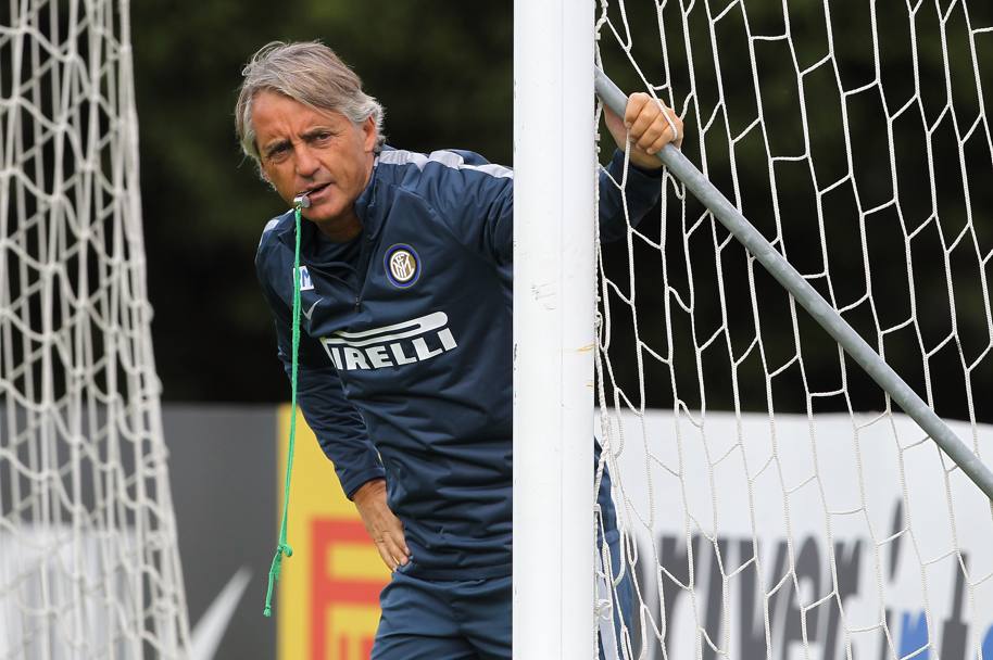Roberto Mancini, 51 anni, ha appena lasciato la panchina dell&#39;Inter nelle mani di Frank De Boer. Getty Images